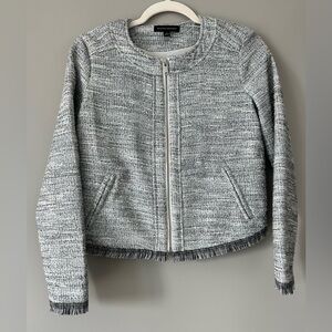 Black and White Tweed Jacket